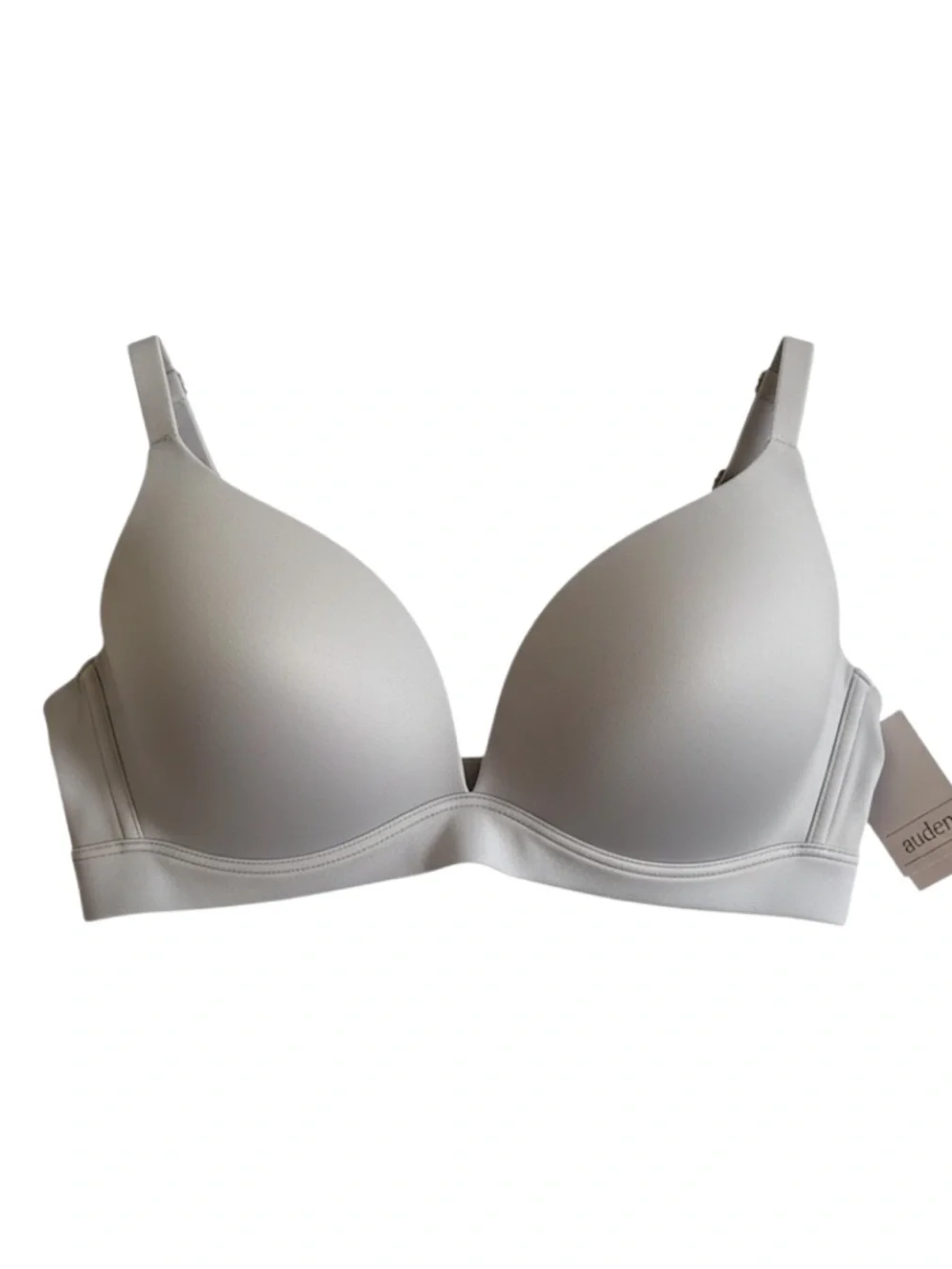 Auden Light Gray Women's Bra - Picture 1 of 6
